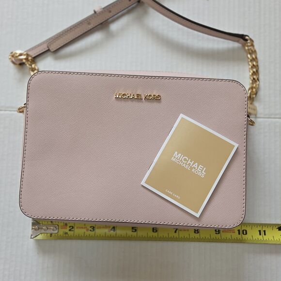 Michael Kors Jet Set Large East West Crossbody Signature Leather Bag Handbag - Picture 9 of 11